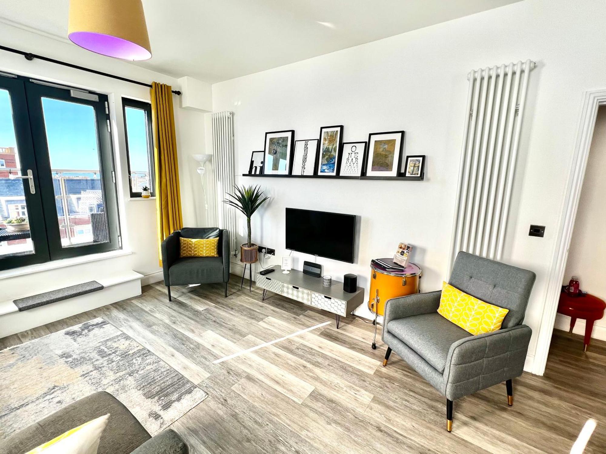 Appartement The Penthouse Margate, Balconies, Sea View, Gated Parking, Air Con! Extérieur photo